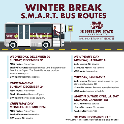 msu-announces-holiday-smart-bus-schedule-mississippi-state-university